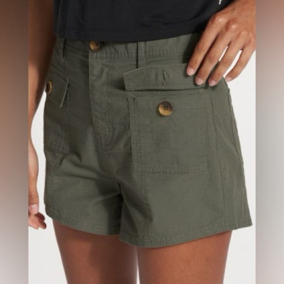 Vuori RipStop Short Organic Cotton Utility Sz XL Green - Picture 1 of 4